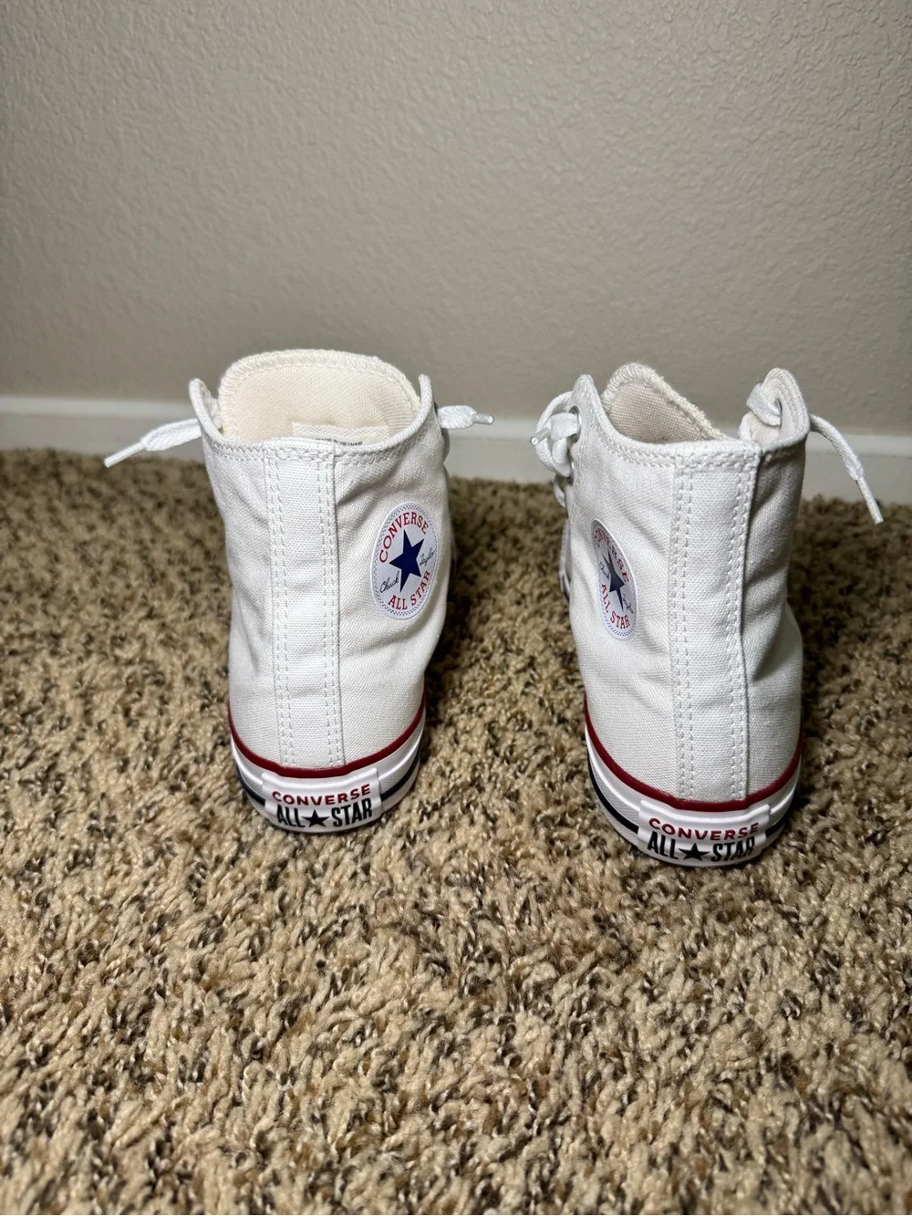 Converse Women’s Chuck Taylor All Star High Top Sneakers - White - Picture 4 of 9